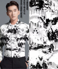 数码印花 男装潮牌泥彩大牌