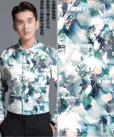 数码印花 男装潮牌泥彩大牌