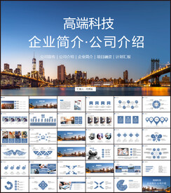 高端企业宣传介绍总结汇报