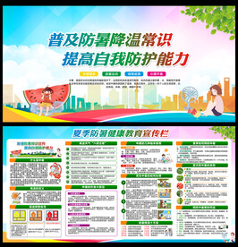 夏季健康教育宣传栏