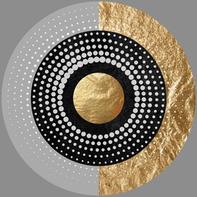 轻奢装饰画 圆形