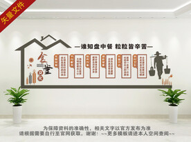 食堂餐厅文化墙