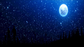 绽放的星空 舞蹈 舞美背景视频