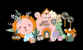 宝宝宴生日派对森系宝宝宴