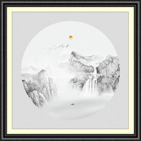 新中式山水画