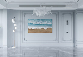 现代极简 轻奢客厅 背景墙