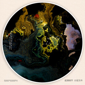 现代抽象水墨画