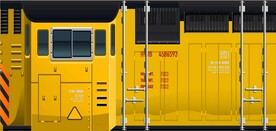 工业风火车集装箱车厢背景墙