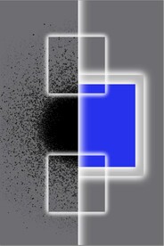 3D光影抽象几何玄关装饰画