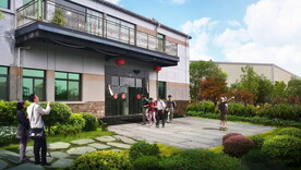 乡村振兴美丽乡村改造绿化效果图