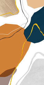 高清分层抽象装饰画 