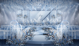 蓝色婚礼设计