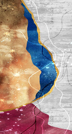 轻奢装饰画 抽象油画 彩绘