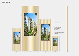 商场地产立牌导视