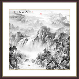新中式水墨画
