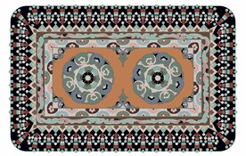 敦煌莫高窟壁画二团花藻井图案