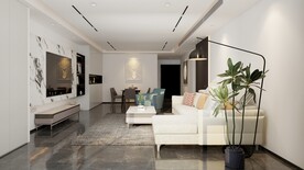 现代简约客厅效果图