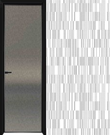 高清分层透明底仿夹丝平开门