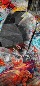 轻奢装饰画 抽象油画 彩绘