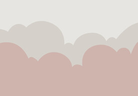 卡通儿童云朵背景墙壁画