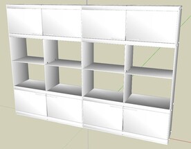 草图大师家装柜子模型