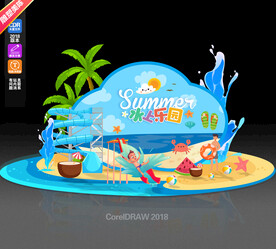 水上乐园美陈