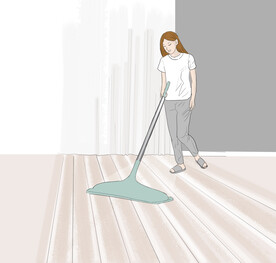 地板清洁 地板卫生 打扫 拖地