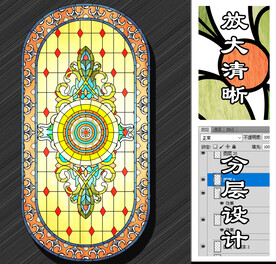 欧式彩色艺术玻璃