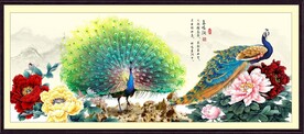  孔雀牡图