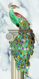 轻奢装饰画 孔雀