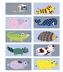 十款卡通动物设计