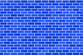 蓝砖墙