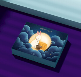 中秋月饼包装礼盒(平面图)