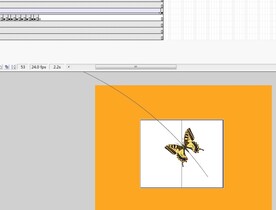 蝴蝶飞舞带起书本翻页动画