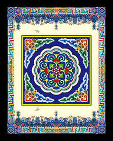 藏式风格展板标语