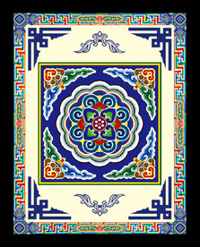 藏式风格展板标语