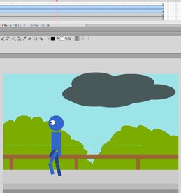关于天气乌云追着火柴人动画