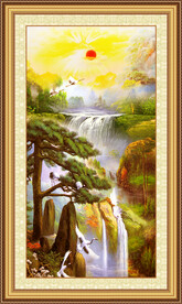 山水油画