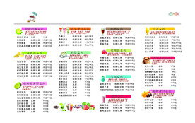 菜单菜牌菜谱图片