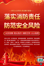  消防安全宣传海报
