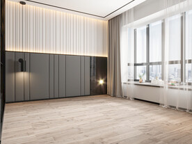 现代极简 轻奢卧室 空场景