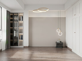 现代轻奢卧室背景墙