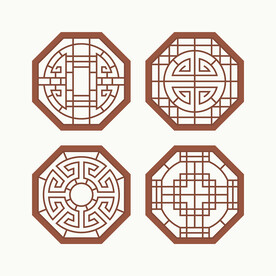 八边形窗花格