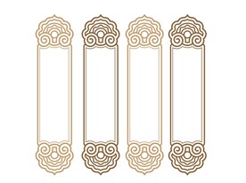 传统图案边框设计