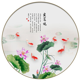 荷花装饰画