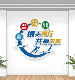 企业标语文化墙