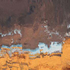 轻奢手绘抽象油画装饰画