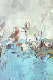 抽象油画装饰画轻奢手绘极简画