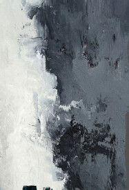 抽象油画装饰画轻奢手绘极简画