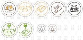 餐饮贴纸 中餐 油盐酱醋茶